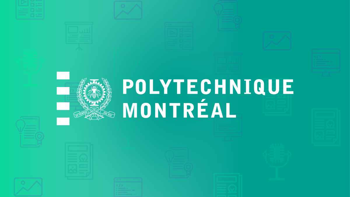 Vignette avec logo de la Polytechnique de Montréal